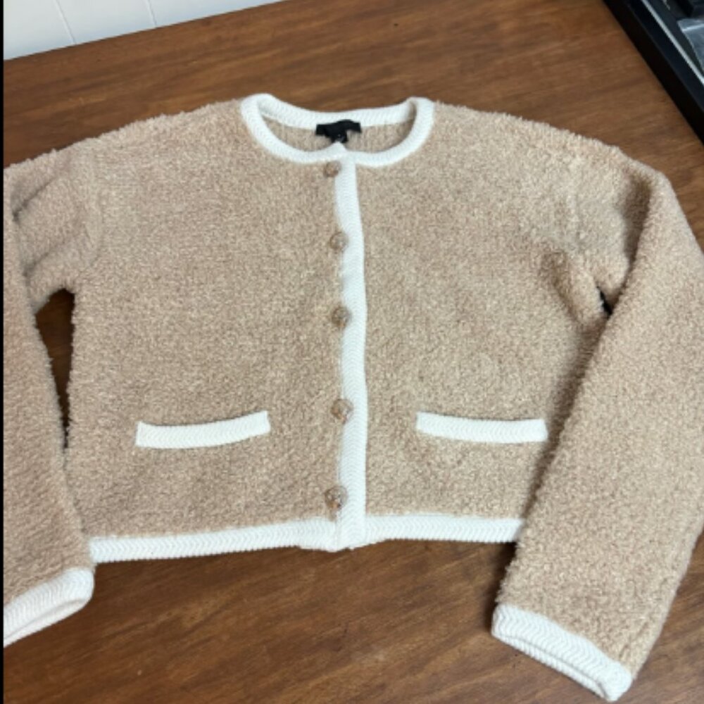 Ann Taylor Tan and Cream Cardigan - Picture 7 of 7